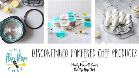 They are listed as follows: Cupcake makers for children. . Pampered chef discontinued items 2023